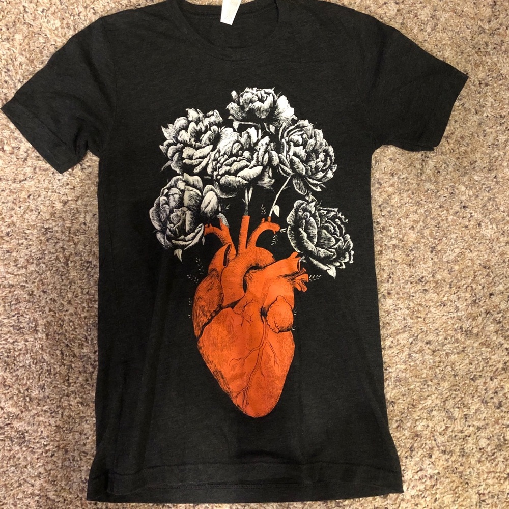 Wicked Heart w/ Flowers T-shirt
